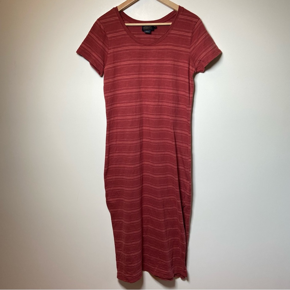 Pendleton Cotton Striped Shirt Dress